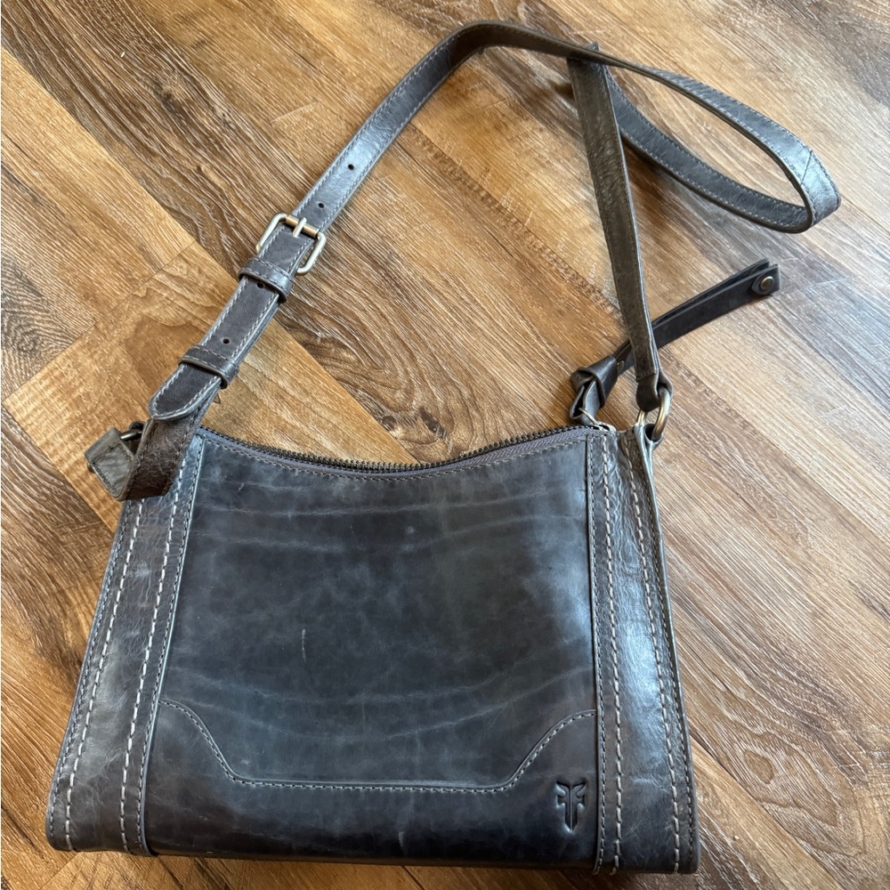 Frye Dark Charcoal Crossbody Bag